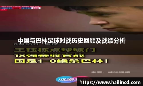中国与巴林足球对战历史回顾及战绩分析